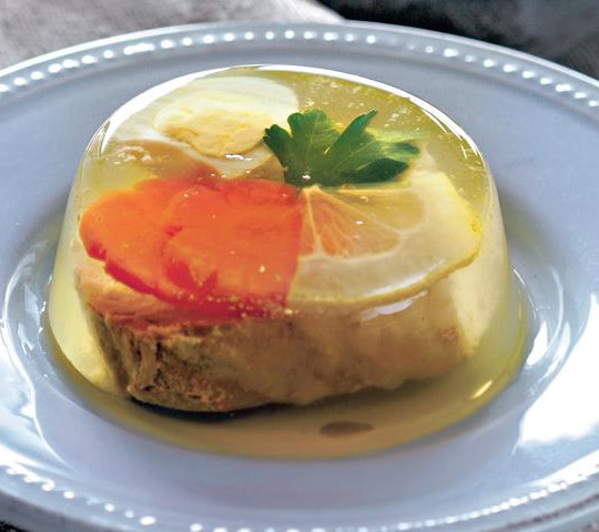 Заливное из красной и белой рыбы 0,5 кг